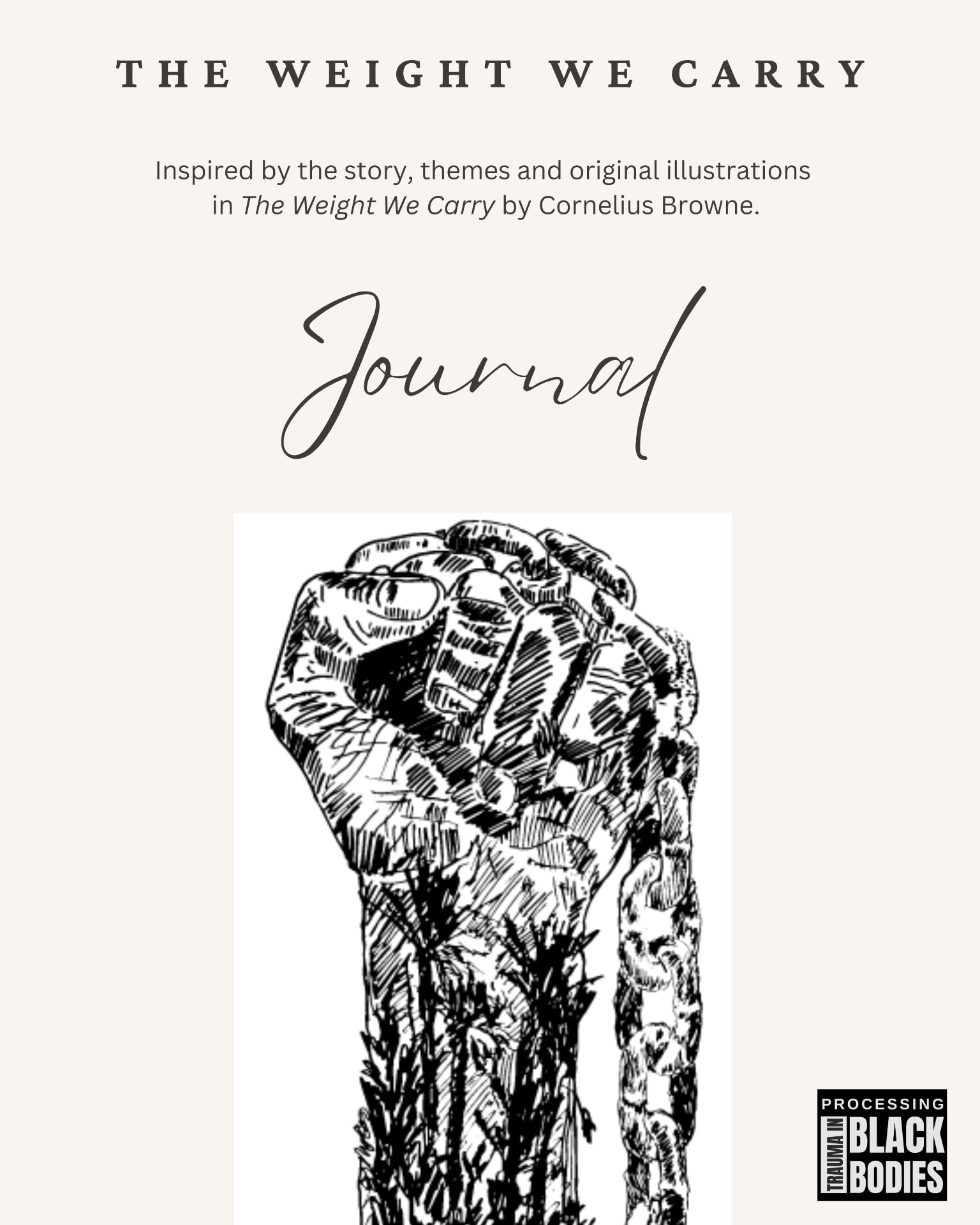 The Weight We Carry 30 Day Journal cover