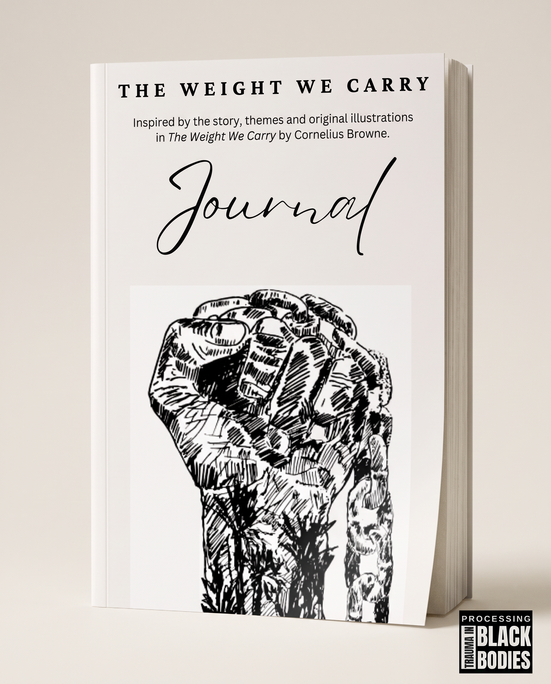 The Weight We Carry Journal by Cornelius Browne — cover
